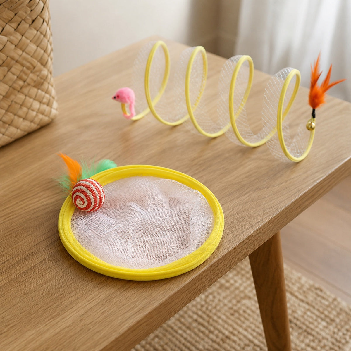 Coil Chase™ 折りたたみ式スパイラル猫用おもちゃ 商品画像 6