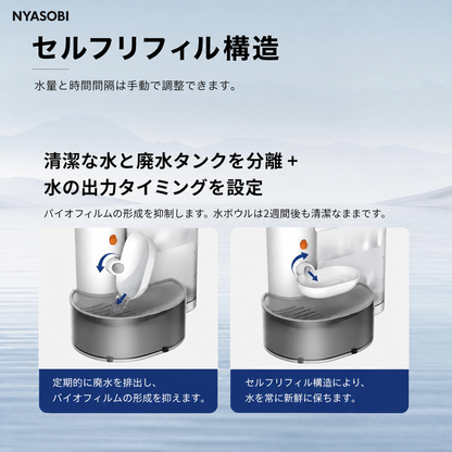 Aqua Bot 2.0 アクアボット｜フィルター不要の猫用自動給水器 商品画像 10