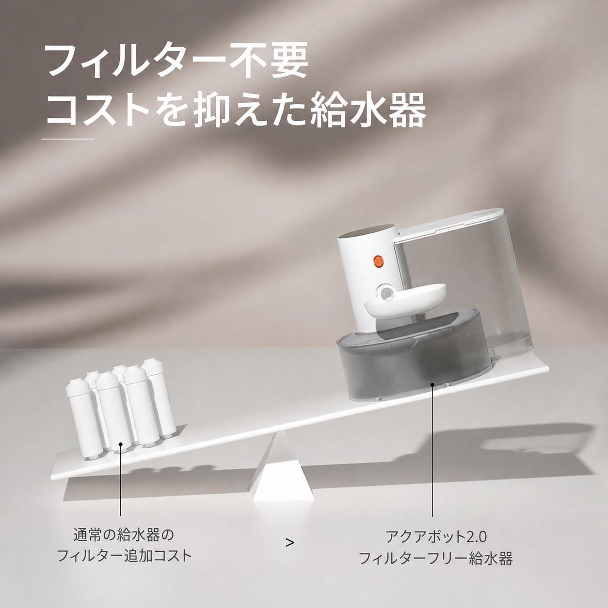 Aqua Bot 2.0 アクアボット｜フィルター不要の猫用自動給水器 商品画像 13