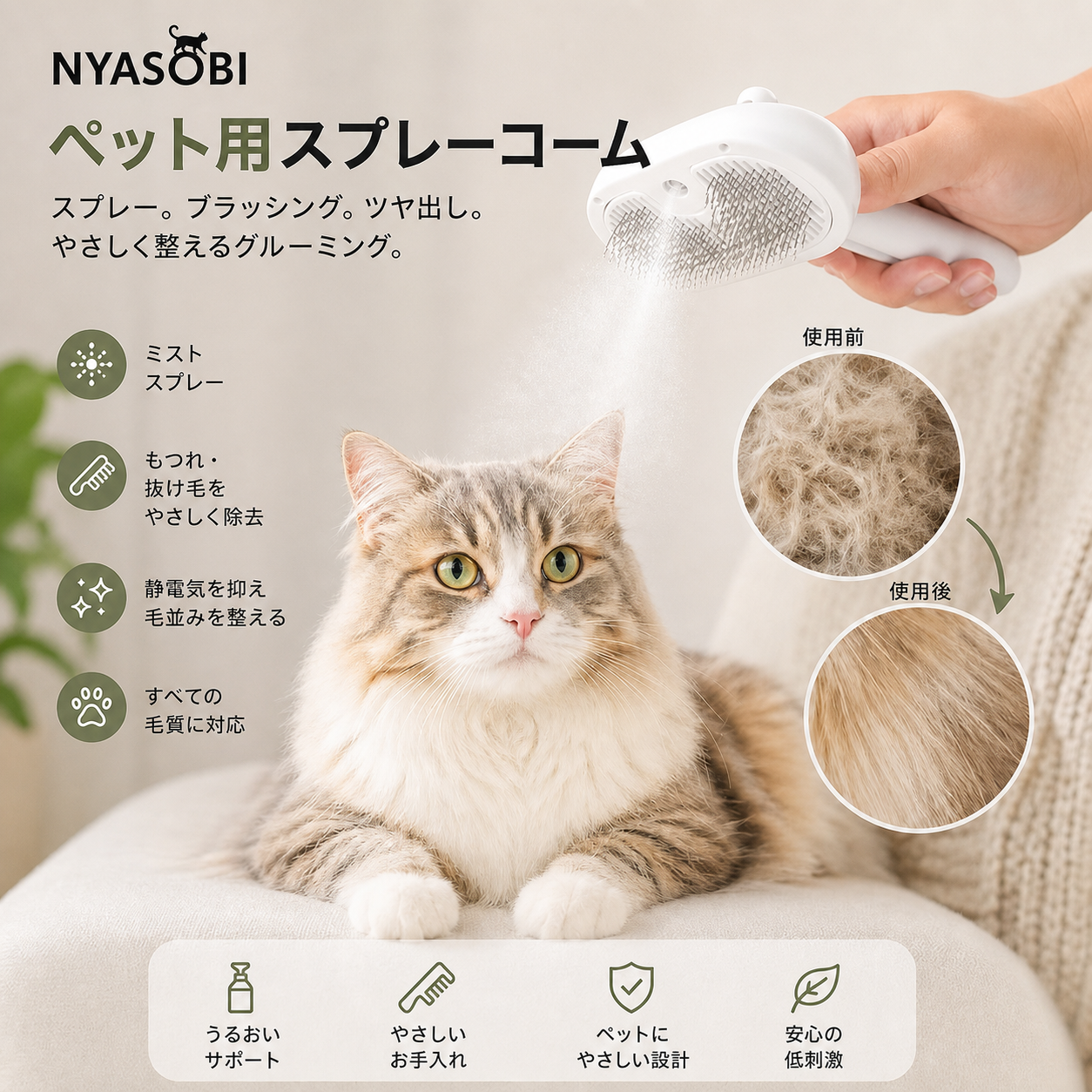 グルーミング＆抜け毛ケア お試しセット 商品画像 3