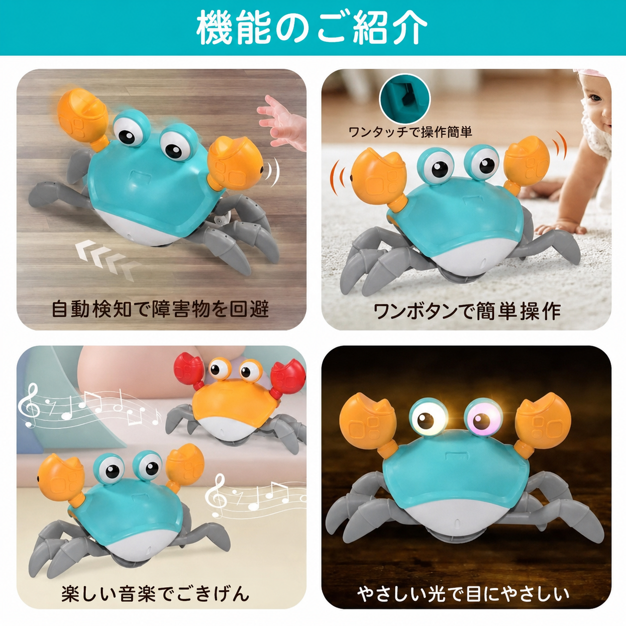 クローリングクラブ™（動くカニの知育トイ） 商品画像 6