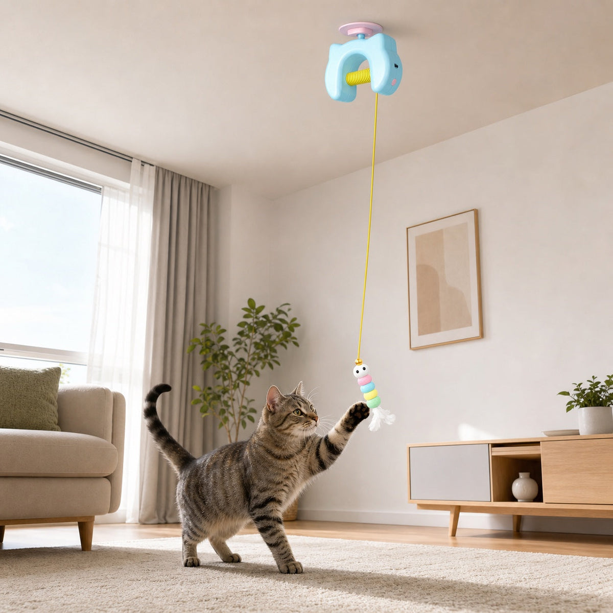 YoYo Chase™ 自動昇降式猫用おもちゃ 商品画像 2